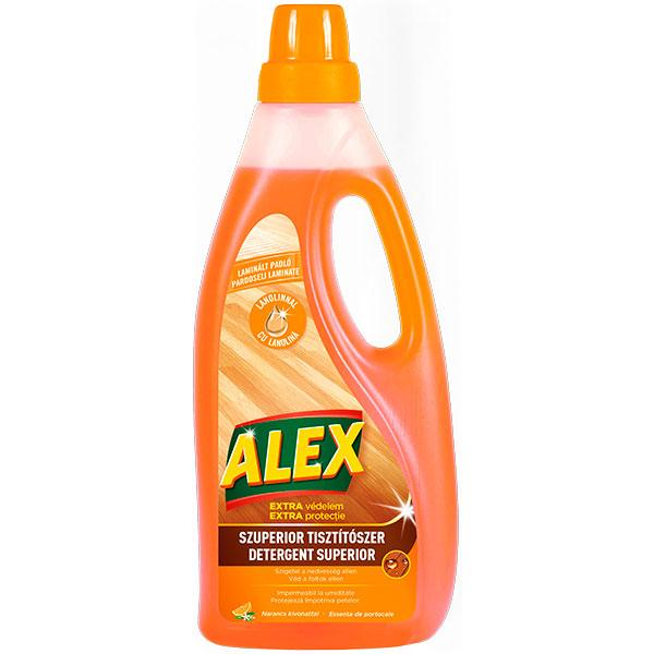 Az új ALEX Extra Védelem Laminált Padlótisztító tisztítja és táplálja a legkényesebb padlót is, megakadályozva a kiszáradás okozta rések megjelenését.