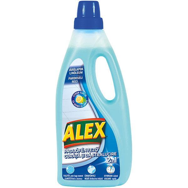 Az ALEX Padlófényező Kőlaphoz 2in1 termék foltmentesen tisztítja és intenzíven csillogóvá teszi a felületeket, miközben kellemes, friss citrom illatot áraszt. Gyorsan szárad.